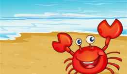 螃蟹漫画图,趣味横生的海洋生物日常